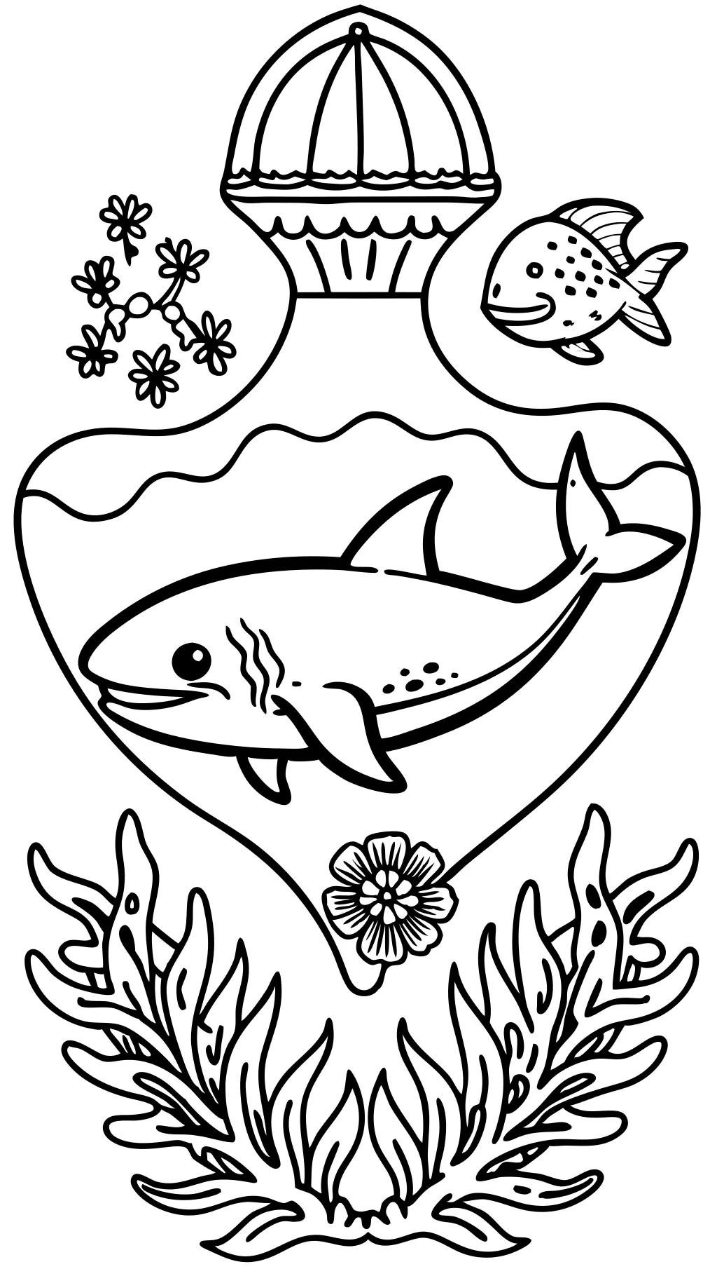 coloring pages of sea